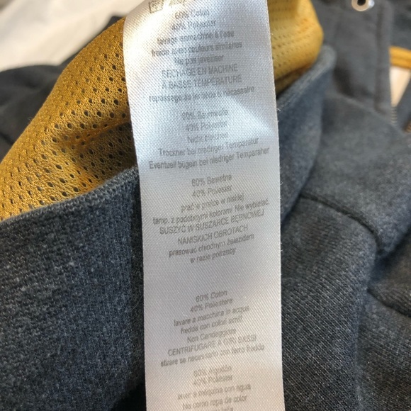 Burton Full Zip Hoodie Men’s Small Grey & Gold - Picture 6 of 13